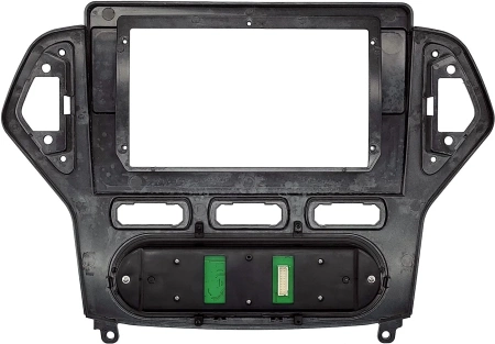 Штатная магнитола Ford Mondeo 4 2006-2010 (серебро, Тип 1) Canbox M-Line 2K 4176-1016 встроенный климат на Android 10 (4G-SIM, 2/32, DSP, QLed)