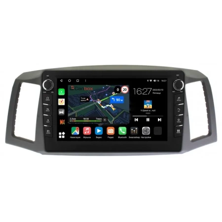 Штатная магнитола Canbox M-Line 7835-10-1193 для Jeep Grand Cherokee 3 (WK) 2004-2007 (руль слева) на Android 10 (4G-SIM, 2/32, DSP, QLed) С крутилками