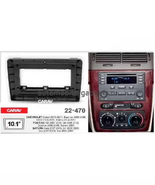 CARAV 22-470 Переходная рамка для установки магнитолы 10 дюймов CHEVROLET, PONTIAC, SATURN
