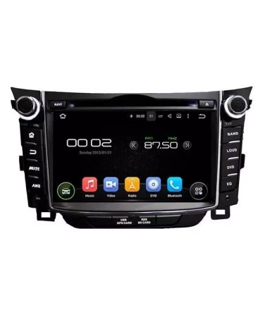 CarMedia KD-7028-P6 штатная магнитола для Hyundai i30 2012-2016 на Android 9.0 c 4GB оперативной памяти и DSP процессором