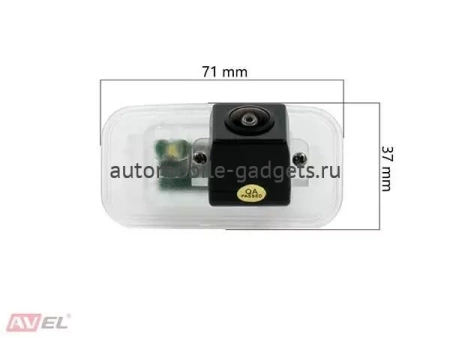 Штатная HD камера заднего вида AVS327CPR (#207) для автомобилей Toyota Camry 2017+