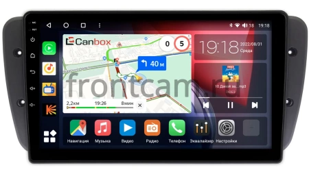 Штатная магнитола Canbox PX409-9308 для Seat Ibiza 4 2008-2015 на Android 10 (4/32, DSP, IPS)
