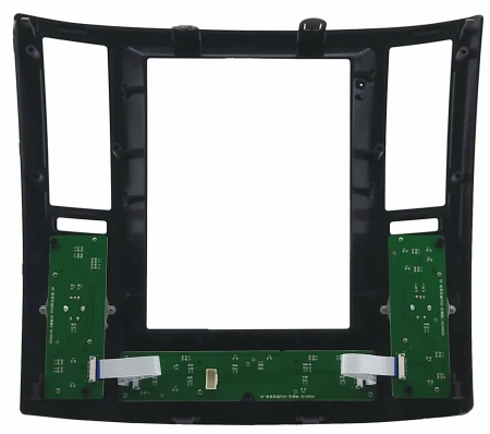 Штатное головное устройство Infiniti FX35 (S50), FX45 (S50) 2006-2009 (коричневая) Canbox H-Line (Tesla style) 9.7 дюймов 4/64 5623-1312-53 на Android 10 (4G-SIM, DSP, QLed)