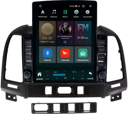 Hyundai Santa Fe 2 2005-2012 Canbox M-Line 5610-9052 на Android 10 (4G-SIM, 2/32, DSP, QLed, Tesla)