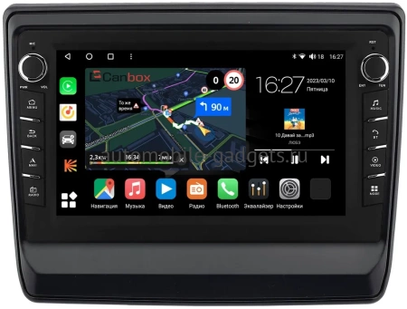 Штатная магнитола Isuzu D-Max 3, MU-X 2 2019-2024 (матовая, Тип 1) Canbox M-Line 7831-9-2600 на Android 10 (4G-SIM, 2/32, DSP, IPS) С крутилками