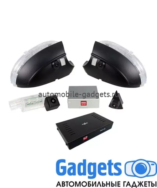 Система кругового обзора Gazer CKR4413-8А3 для Volkswagen CC (357/358), купе, 2009-2016