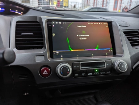 Штатное головное устройство Honda Civic 8 4D 2005-2012 (левый руль, седан) Teyes CC4 Pro 2K 8/128 9.5 дюймов RM-9-1061 на Android 13 (4G-SIM, DSP, QLed, AI)