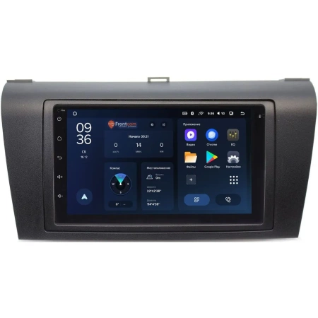 Магнитола в штатное место 2 din Mazda 3 (BK), Axela 2003-2009 (черная, текстурная) Teyes CC3L WIFI 2/32 7 дюймов RP-MZ3D2-352 на Android 8.1 (DSP, AHD)