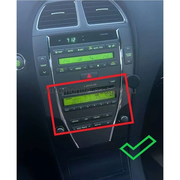 Carmedia SF-9118-I Штатная магнитола для Lexus ES 2006-2012 на Android 10 с 2GB, DSP, 4G