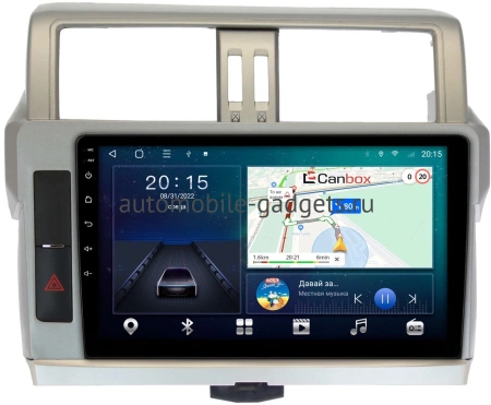 Toyota Land Cruiser Prado 150 2013-2017 (Тип 1) Canbox L-Line 4295-1057 на Android 10 (4G-SIM, 6/128, TS18, DSP, QLed)