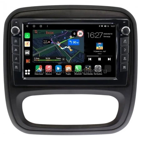 Штатная магнитола Opel Vivaro B 2014-2018 Canbox M-Line 7821-9-RE053N на Android 10 (4G-SIM, 2/32, DSP, IPS) С крутилками