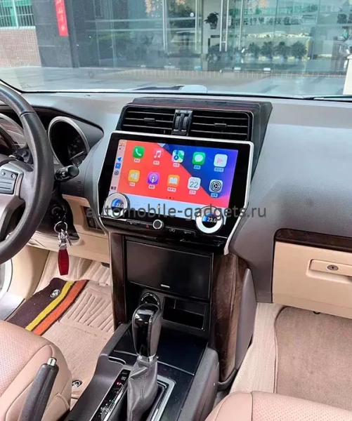 CarMedia ZF-3009L-Q6 ("Тесла-стиль") штатная магнитола для Toyota LC Prado 150 2009-2013 на Android 11 с 8GB, DSP, 4G