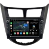 Штатная магнитола Hyundai Solaris, Accent 4 2010-2019 (черная, матовая) Canbox M-Line 7821-9-2093 на Android 10 (4G-SIM, 2/32, DSP, IPS) С крутилками