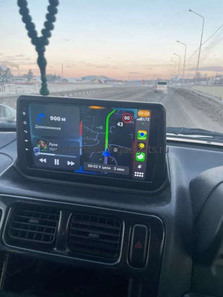 Штатная магнитола Canbox H-Line 2K 4182-9-2614 для Mitsubishi Pajero iO, Pajero Pinin 1998-2007 (взамен верхнего козырька) на Android 10 (4G-SIM, 4/64, DSP, QLed)