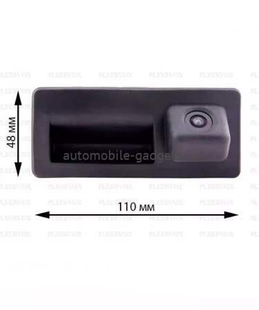 Pleervox PLV-CAM-AU01 Штатная камера заднего вида в ручку багажника для AUDI A3, A4, A5, Q3, Q5 до 2015 года