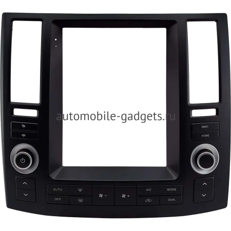 Штатное головное устройство Infiniti FX35 (S50), FX45 (S50) 2006-2009 (черная) Canbox (Tesla style) 9.7 дюймов 4/64 GTR096-1312-289 на Android 10 (QLed, DSP, CarPlay)