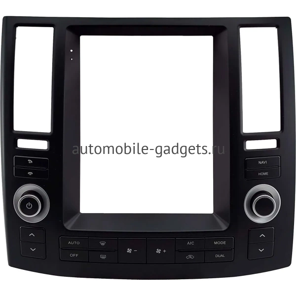 Штатное головное устройство Infiniti FX35 (S50), FX45 (S50) 2006-2009 (черная) Canbox PRO-Line (Tesla style) 9.7 дюймов 12/256 7884-1312-289 на Android 13 (4G-SIM, DSP, QLed)