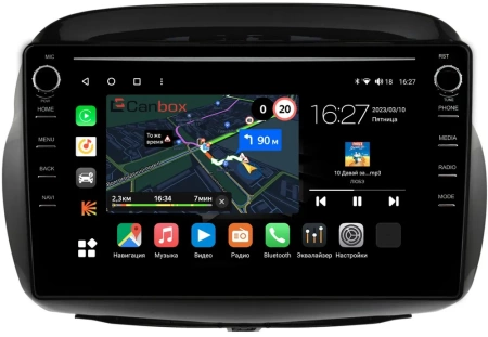 Штатная магнитола Honda Edix, FR-V 2004-2009 Canbox M-Line 7895-10-0211 на Android 10 (4G-SIM, 2/32, DSP, QLed) С крутилками