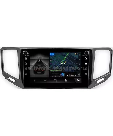 Volkswagen Teramont 2016-2020 (Китайский рынок) (глянцевая) Canbox M-Line 7805-10-054 на Android 10 (4G-SIM, 2/32, DSP, QLed) С крутилками
