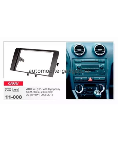 Переходная рамка CARAV 11-008 AUDI A3 (8P) 2003-2008 / A3 (8P/8PA) 2008-2012
