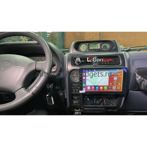 Штатная магнитола Canbox EVO 2K 5814-9415 для Toyota Land Cruiser Prado 90 1996-2002 (правый руль) на Android 14 (4G-SIM, 4/64, DSP, QLed, AI, 360)