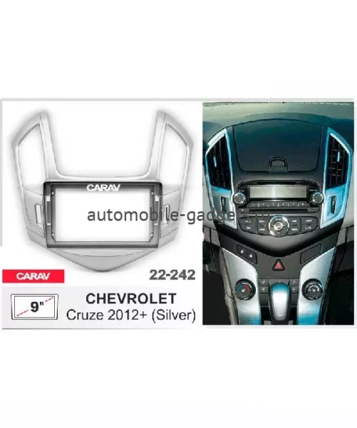 CARAV 22-242 Переходная рамка для установки магнитолы 9 дюймов CHEVROLET Cruze 2012+