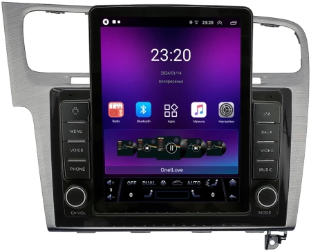 Штатная магнитола Volkswagen Golf 7 2012-2020 OEM GT095-10-048 на Android 10 (2/16, DSP, Tesla)