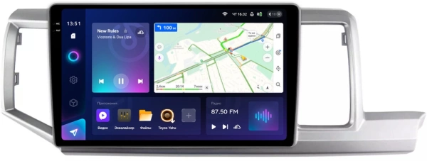 Штатное головное устройство Teyes CC3 2K 360 6/128 10.36 дюймов RM-10-1139 для Honda Stepwgn 4 2009-2015 (правый руль) на Android 10 (4G-SIM, DSP, QLed)