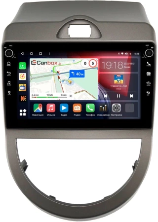 Штатная магнитола Kia Soul 2008-2011 Canbox M-Line 7801-9-337 на Android 10 (4G-SIM, 2/32, DSP, IPS) С крутилками