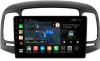 Штатная магнитола Canbox M-Line 4544-9-1411 для Hyundai Verna 2005-2010 (черная) на Android 10 (4G-SIM, 2/32, DSP, QLed)