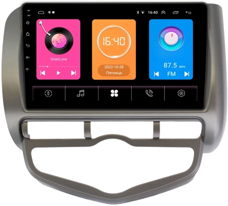 Штатная магнитола Honda Jazz 2001-2008 (с климат-контролем, левый руль) OEM RK9-9267 Android 10 (CarPlay, AHD, 1/32)