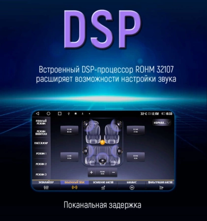 Carmedia OL-9767-P-2K магнитола для Hyundai Grand Starex, H1 2 2007-2015 на Android 12 c 4GB, DSP, 4G