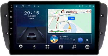 Штатная магнитола Canbox M-Line 4542-9308 для Seat Ibiza 4 2008-2015 на Android 10 (4G-SIM, 4/64, DSP, QLed)