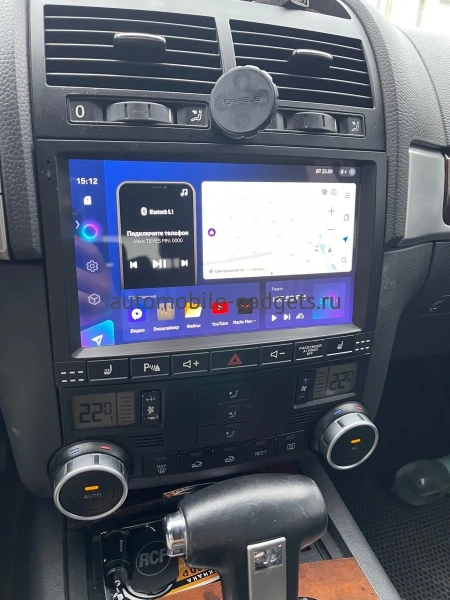 Штатная магнитола Canbox EVO 2K 5815-9208 для Volkswagen Touareg 2002-2010 на Android 14 (4G-SIM, 6/128, DSP, QLed, AI, 360)