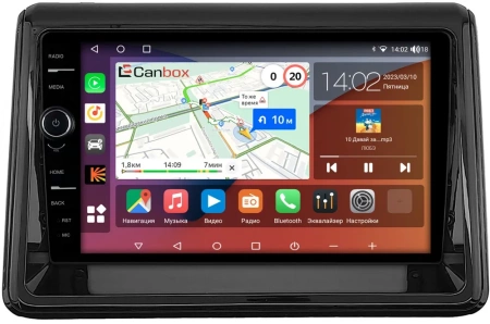Штатная магнитола Canbox H-Line 7842-9-0565 для Toyota Esquire, Noah 3 (R80), Voxy 3 (R80) 2014-2022 на Android 10 (4G-SIM, 4/32, DSP, QLed)