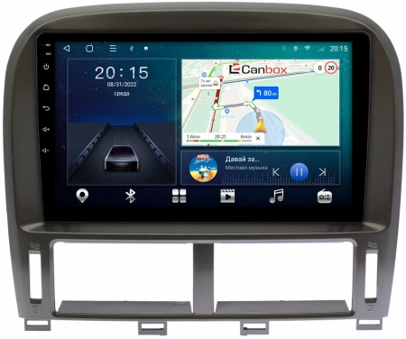 Штатная магнитола Lexus LS 430 2000-2006 (для авто с монитором) Canbox L-Line 4167-9261 на Android 10 (4G-SIM, 3/32, TS18, DSP, QLed)