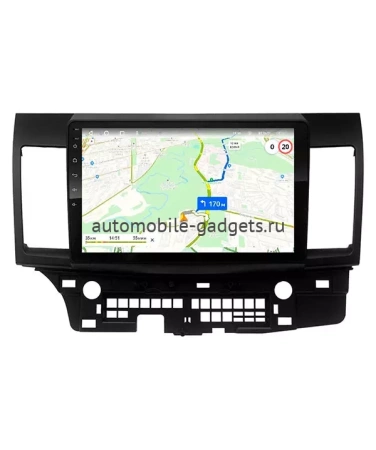 NaviPilot DROID10 ULTRA MAX 360 штатная магнитола для Mitsubishi Lancer X 2007+ на Android 10 с 8Gb, DSP, 4G
