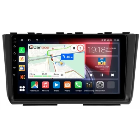 Hyundai Creta 2 2021-2024 (черная, матовая) Canbox H-Line 4195-10-2526 на Android 10 (4G-SIM, 6/128, DSP, QLed)