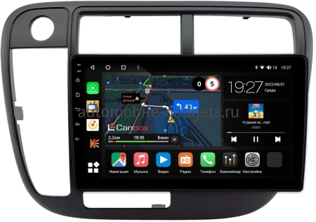 Штатная магнитола Honda Civic 6 1995-2000 (без климата, левый руль) Canbox M-Line 4544-9-0178 на Android 10 (4G-SIM, 2/32, DSP, QLed)
