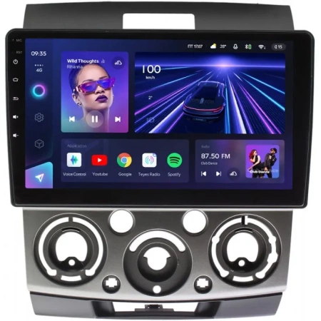 Штатное головное устройство Mazda BT-50 2006-2011 Teyes CC3 4/32 9 дюймов RM-9139 на Android 10 (4G-SIM, DSP, QLed)