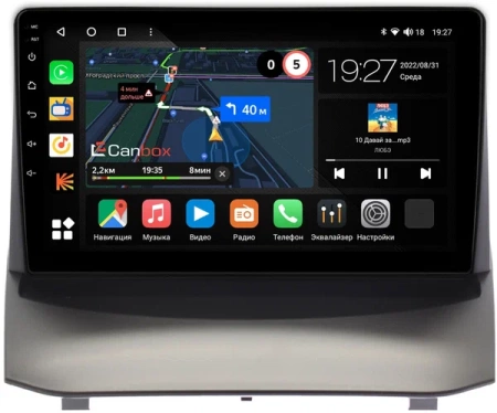 Штатная магнитола Canbox M-Line 4544-9297 для Ford Fiesta (Mk6) 2008-2019 на Android 10 (4G-SIM, 2/32, DSP, QLed)
