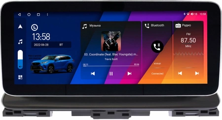 Штатная магнитола Kia Cerato 4, Forte 3 2018-2024 12.3 дюйма Canbox GT1232-9-976 на Android 10 (CarPlay, 2/32, DSP, QLed) Mercedes Style