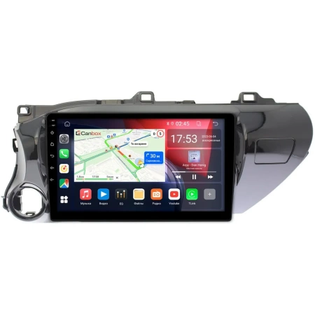 Toyota Hilux 8 2015-2024 (руль слева) Canbox RS10-1056 1.5/32 на Android 10 (для любой комплектации) (IPS, DSP, CarPlay)