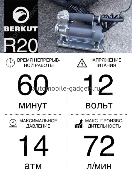 Автомобильный компрессор BERKUT R20