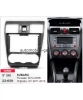 Carav 22-659 переходная рамка для установки автомагнитолы 9" в SUBARU Forester 2012-2016  Impreza 2011-2016  XV 2011-2016
