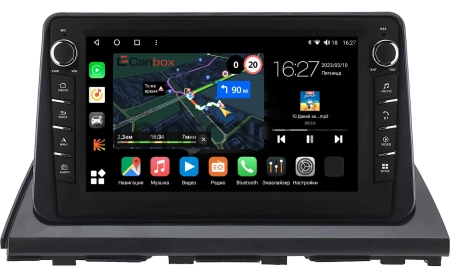 Штатная магнитола Honda Odyssey 5 2020-2024 (Тип 2, глянцевая) Canbox M-Line 7835-10-1133 на Android 10 (4G-SIM, 2/32, DSP, QLed) С крутилками