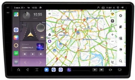 Carmedia SF-9309-PH-9009-6128-2K-TS20 штатная магнитола для Citroen, Peugeot, Fiat, Toyota на Android 13 c 6GB, DSP, 4G