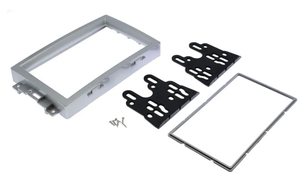 Магнитола в штатное место 2 din Jeep Commander, Grand Cherokee 3 2004-2007, Liberty (Patriot) 2006-2008 (серебро) OEM на Android 10 (CarPlay, AHD, 1/32) (RK7-RP-JPUN09S-83)