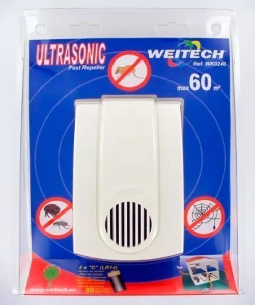 Ультразвуковой отпугиватель мышей и крыс "Weitech-WK220"