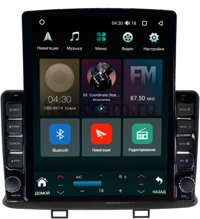 Mitsubishi Pajero Mini 2 1998-2008 (в замен верхнего кармана) Canbox M-Line 5610-9-1353 на Android 10 (4G-SIM, 2/32, DSP, QLed, Tesla)